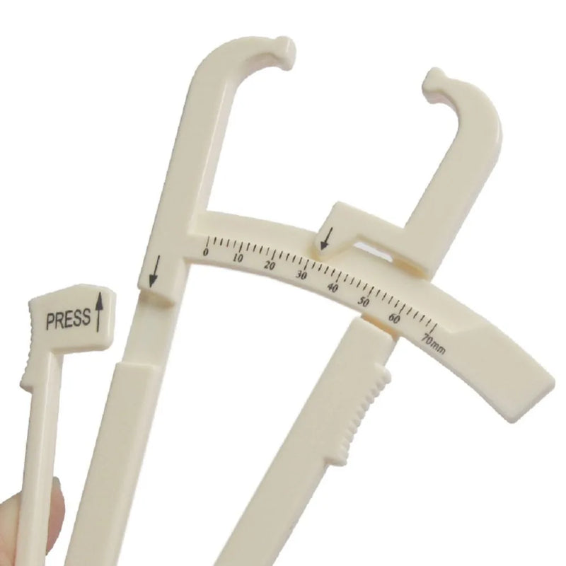 Medidor de Gordura Corporal SlimFit: Calibrador para Fitness e Crossfit de Medição Precisa de Dobras Cutâneas